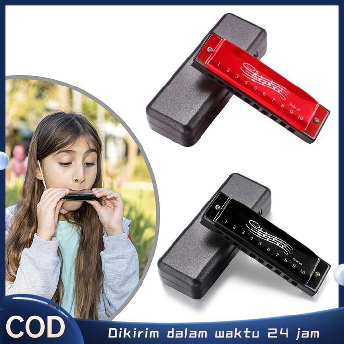 Harmonika 10 Hole Untuk Anak Harmonika Cowboy Harmonika Kromatik Harmonika Swan Dengan Kotak