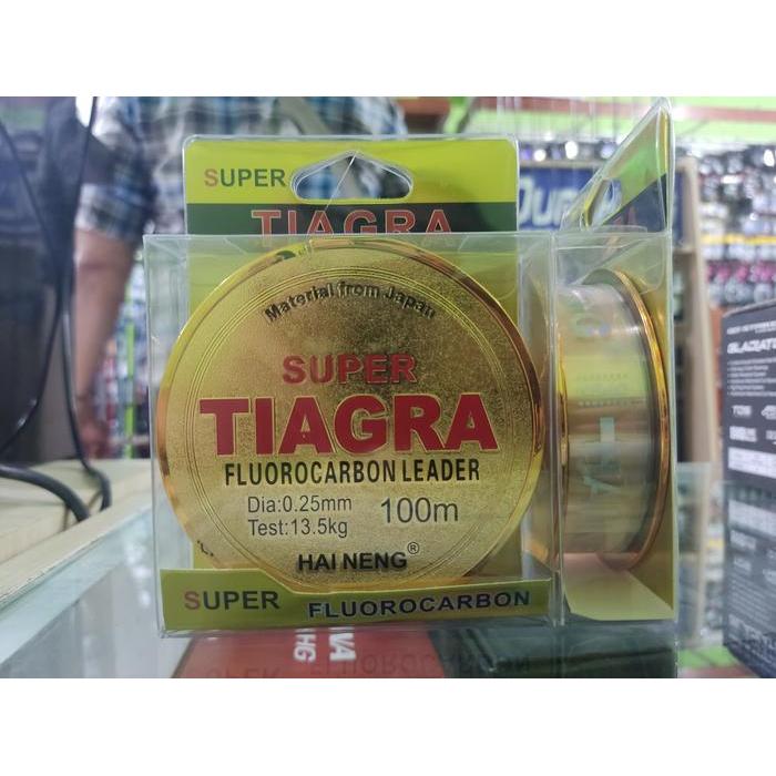 SENAR PANCING TIAGRA FLUORO CARBON 100 M