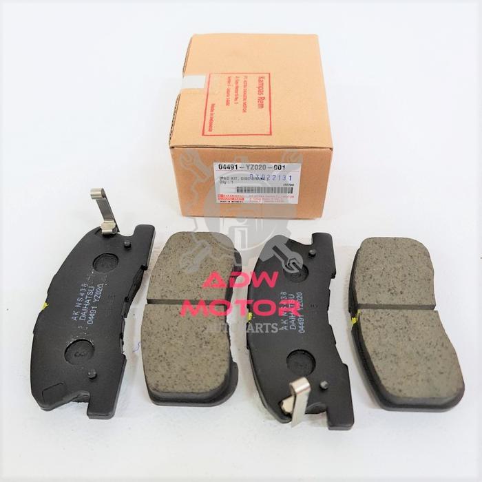 Kampas Rem Depan Brake Pad Daihatsu Ayla Ayla Matic 04491-Yz020-001