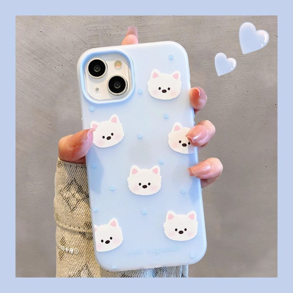 2 In 1 Lucu Anjing Casing Iphone 17 Pro Max 13 11 15 14 16 Plus 16 Pro Max 12 Pro Case