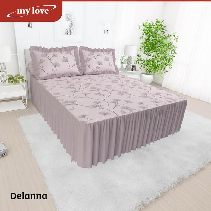 Sprei Rumbai 180X200 My Love / Seprai 160X200 My Love Rumbai Tinggi 30