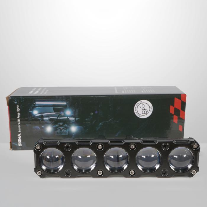 Lampu LED Autovision Apex3R Sigma DRL Mini Projie Bi-LED BiLED 5 Titik S5 Laser Fog Lamp 9V-85V