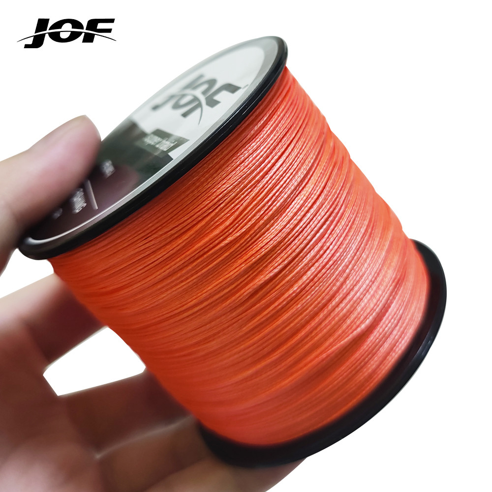 JOF 8x Strands Fishing Line 300m 500m 1000M PE Braided Line Smooth and Corrosion-resistant Line for