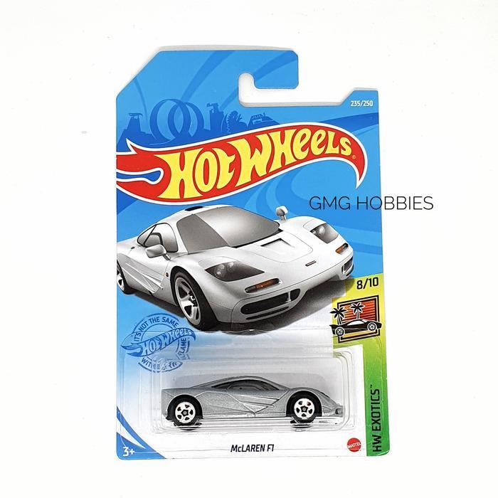 P 2021 MCLAREN F1 HW EXOTICS HOTWHEELS HOT WHEELS DIECAST MOBIL