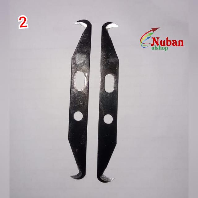 HUNGLONG pisau kait mata dua hunglong / pisau kait tekstil/ pisau jalu