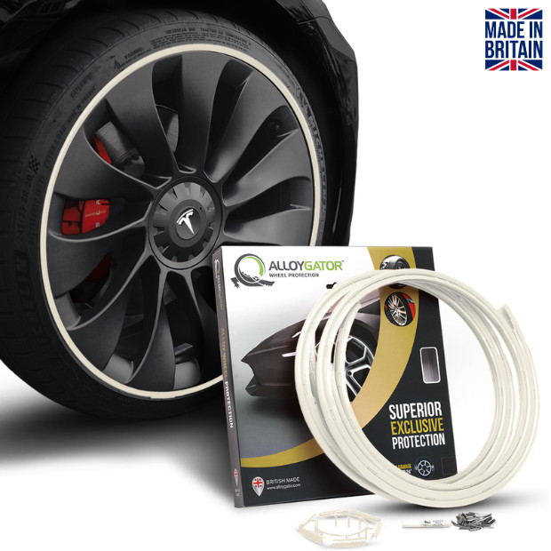 Alloygator White Pelindung Velg Mobil RIM Protection Made In UK Original Exclusive