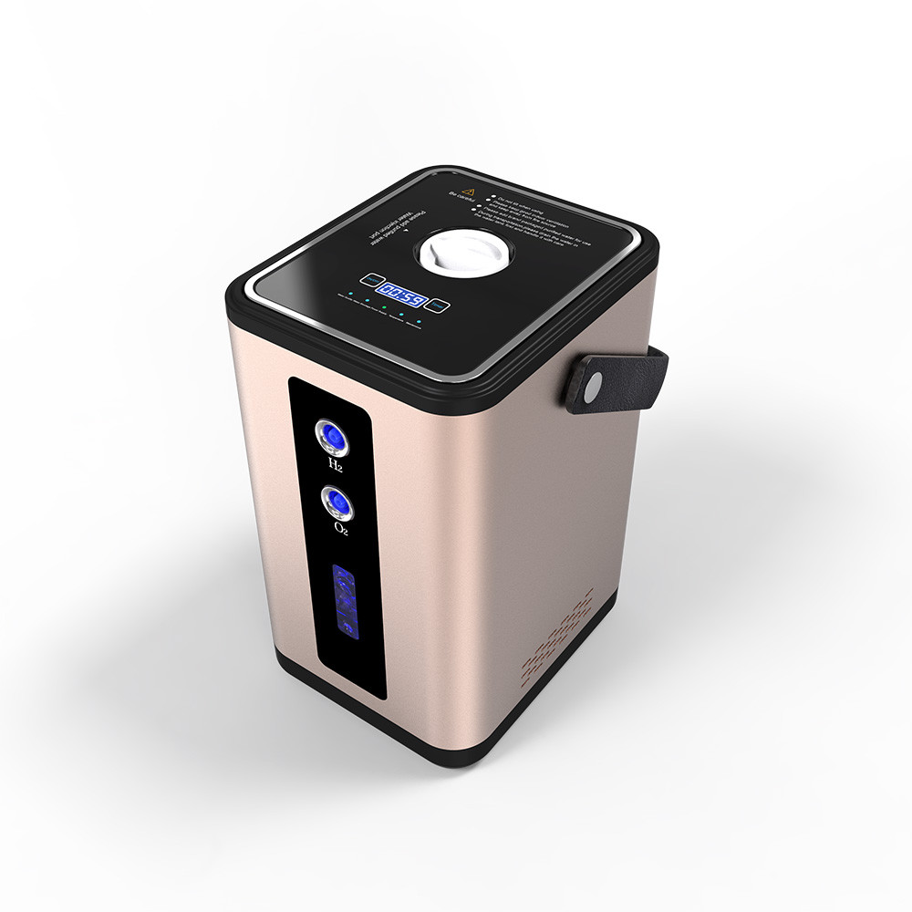 Portable 450ml Hydrogen Inhalation Machine 99.99% Purity Dual Outlet H2 Water Generator Hydrogen