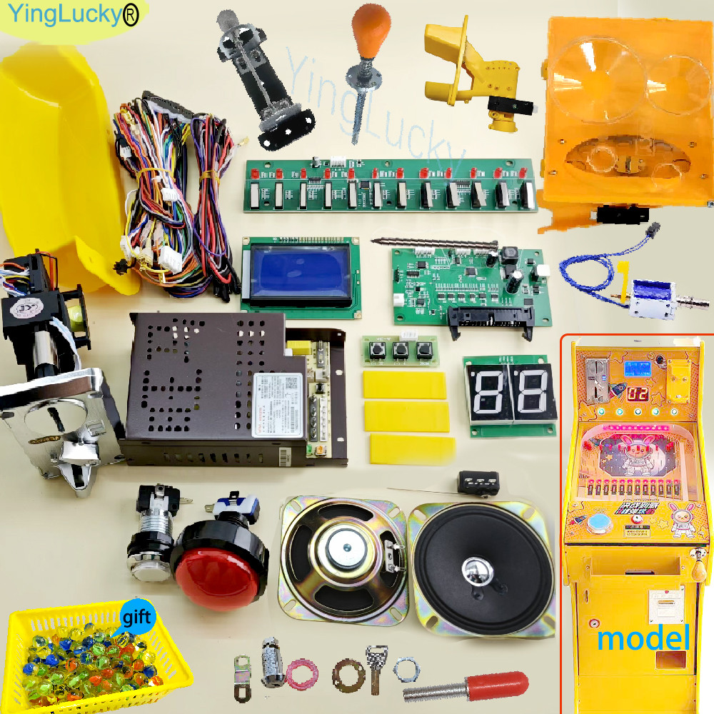 NEW DIY pinball machine kit. Arcade game machine kit, small pinball machine accessories.
