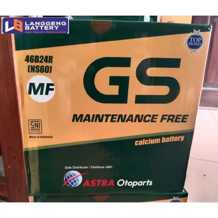 Aki mobil Toyota Avanza GS astra MF NS60 aki kering