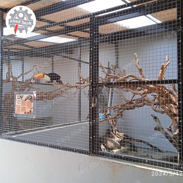 Sangkar Kandang Ternak Koloni Aviary Burung Toucan Kenari Pleci