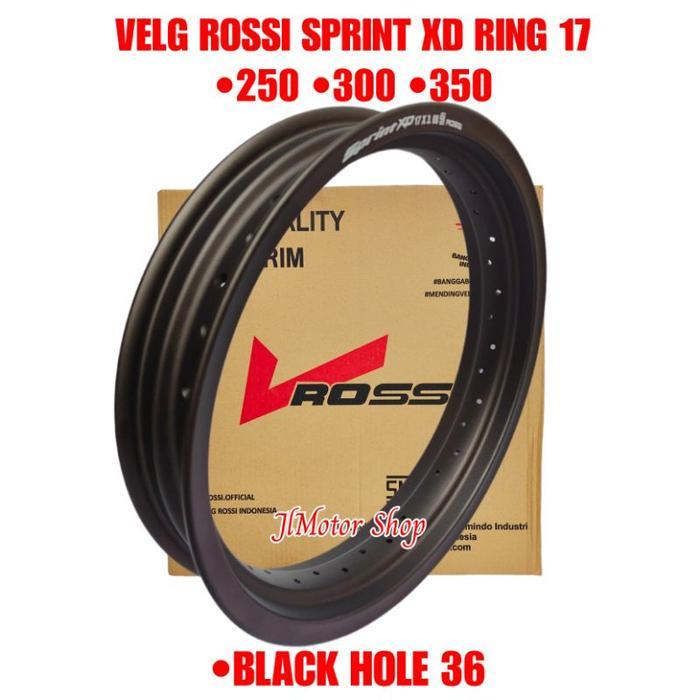 Pelek Velg 250 350 Ring 17 Rossi Sprint Xd Lubang 36 - Pelek Velk Velg Rossi Ring 17 250 350 Sprint