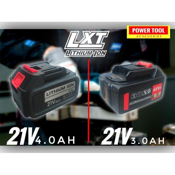 TERLARIS Battery LXT 21 Volt 4 & 3 ah Real Baterai Cordless technology Makita SALE