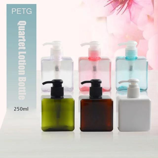 BABEE - BOTOL SABUN CAIR AESTHETIC 250ML / BOTOL PUMP KOTAK PLASTIK