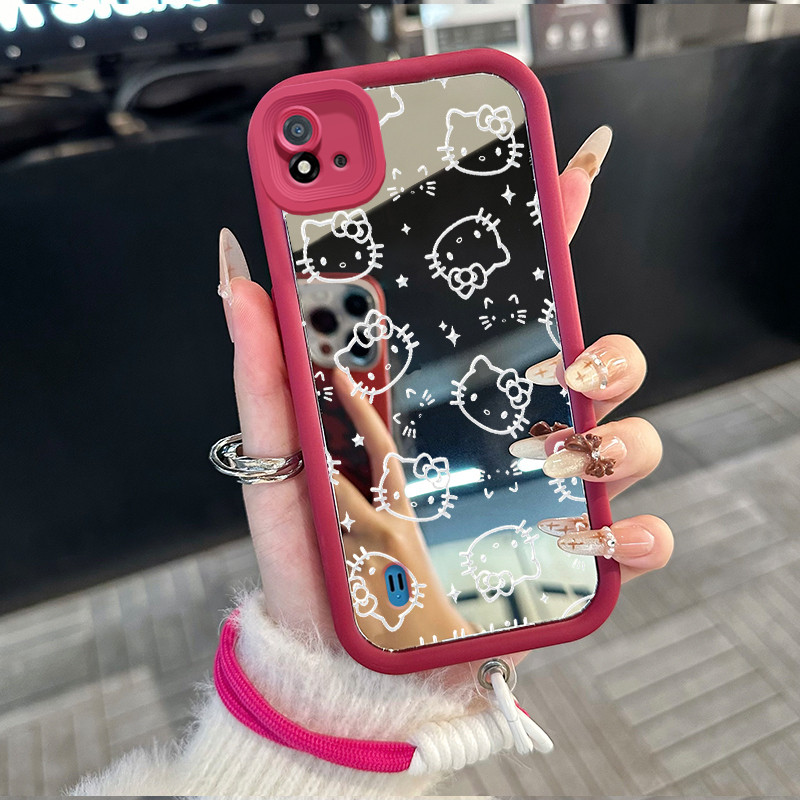Casing Hp untuk Realme C20 C20A C11 2021 C11 2020 Case Casing kucing pola Silikon Softcase Kasing HP
