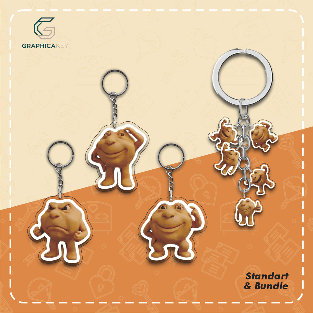 Gantungan Kunci Akrilik ROBLOX FORSAKEN 007N7 Ganci Acrylic Keychain Lucu Kreatif Untuk Tas Kunci Mo