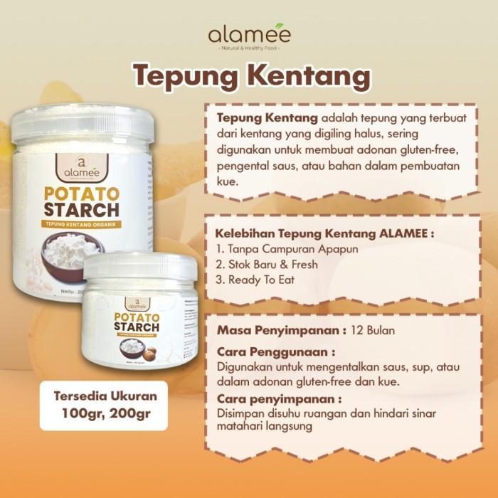 Alamee Tepung Kentang Halus Potato Starch Flour Tepung Kue Premium Mashed Long Potato Powder