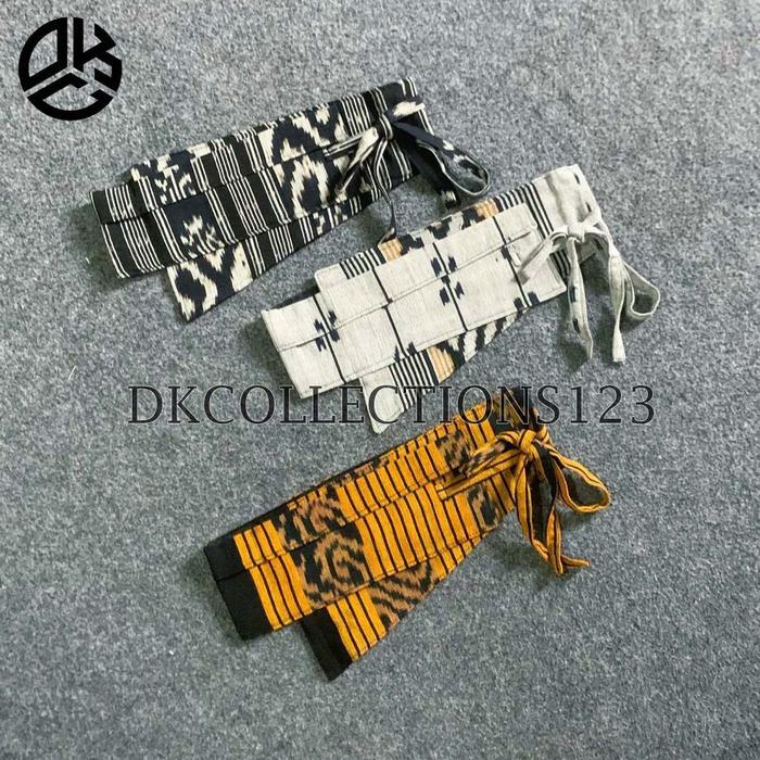 ASLI Obi belt ikat pinggang tenun, ikat pinggang tenun lurik prasojo, udet tenun, ikat pinggang