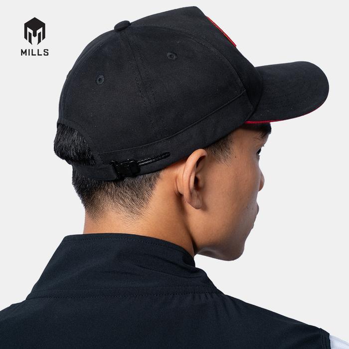 New Mills Topi Tim Indonesia Cap 09104083 Black Hitam