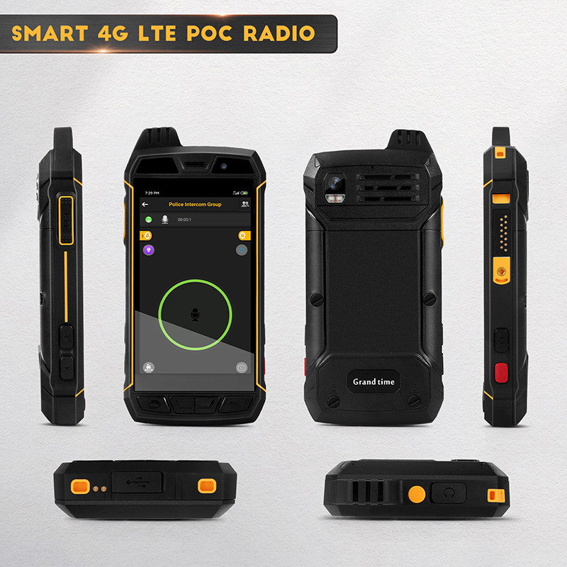 IP68 Waterproof Rugged Smartphone Two Way Radio Wireless Global GPS Zello Security 4G POC Radio