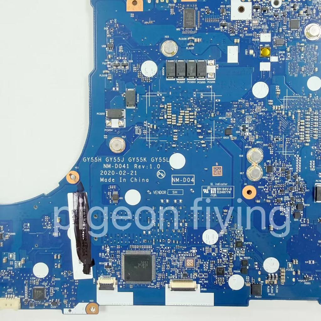 NM-D041 For Lenovo Legion 5-15ARH05 Laptop Motherboard CPU:R5-4600H R7-4800H GPU:GTX1650 4G