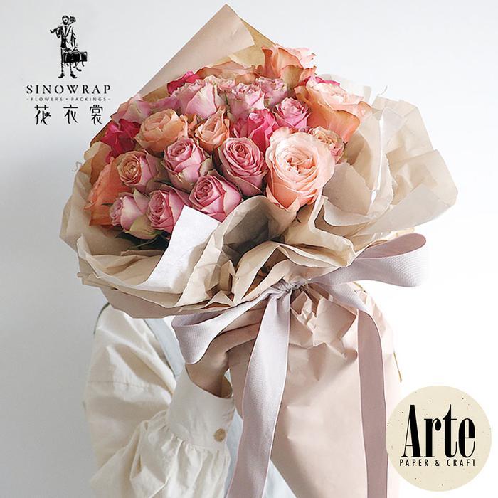 ARTE 40 Lembar Sydney Paper Kertas Sepatu Kertas Buket Korea Bunga Flower Wrapping Sydney Paper Kado