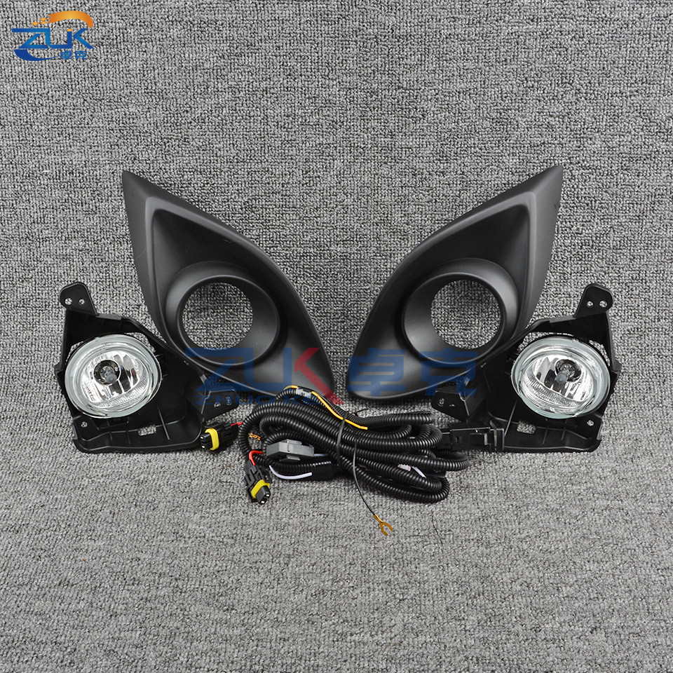 ZUK ADDITIONAL FOG LIGHT ANTI-FOG REFLECTOR LAMP SET FOR MAZDA 2 DEMIO 2010 2011 2012 2013 2014