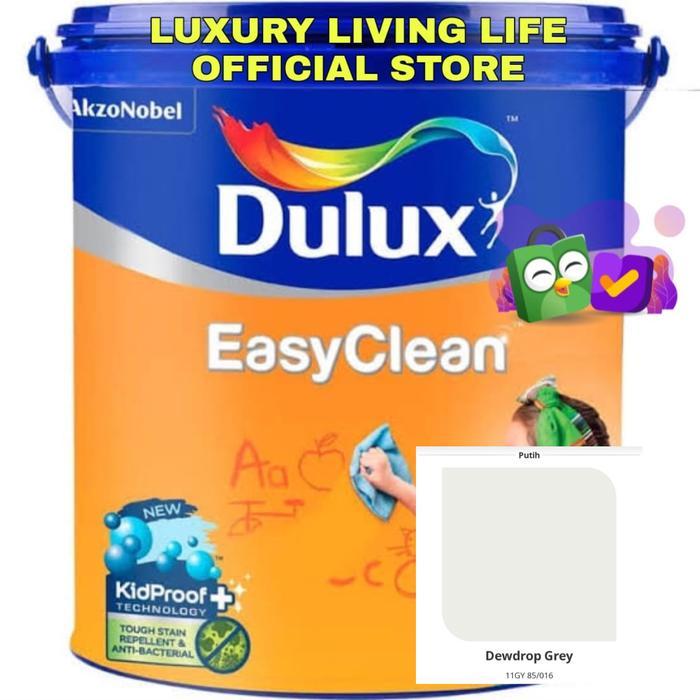 Dulux Easy Clean Dewdrop Grey 20L Pail Can Tinting Css