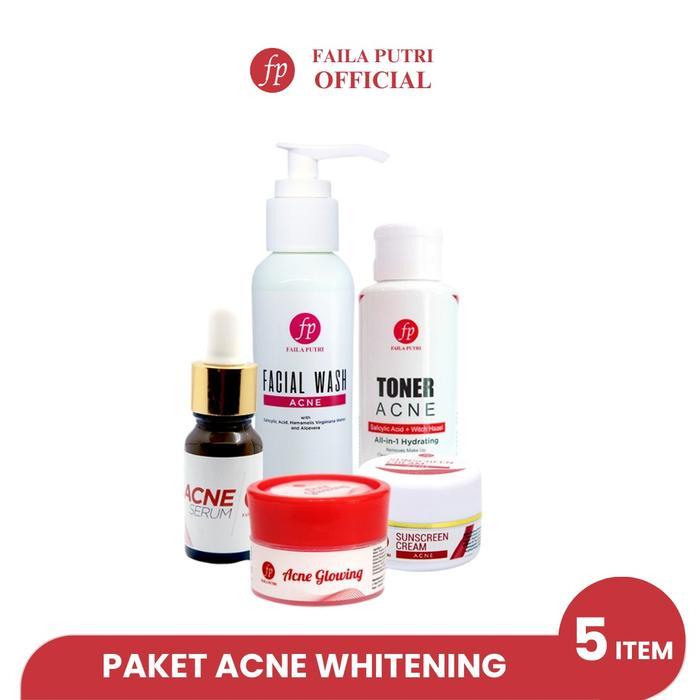 Faila Putri Paket Acne Glowing Isi 5 Paket Jerawat Mencerahkan Dan Mengurangi Jerawat Dan Bekasnya
