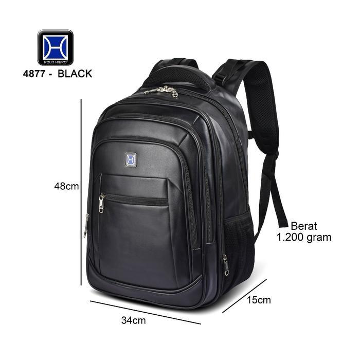 POLO HIERO TAS RANSEL PRIA POLO HIERO 4877 TAS BACKPACK KULIT