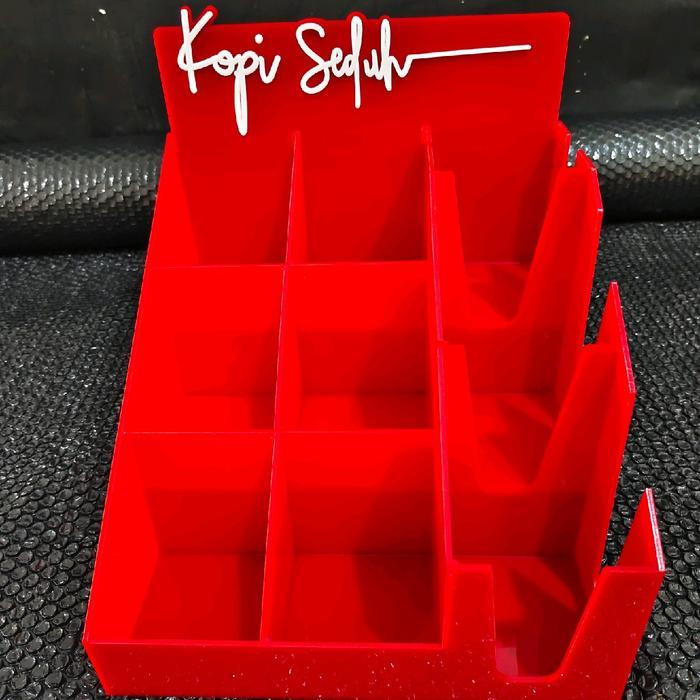 tempat kopi sachet/display kopi/wadah kopi