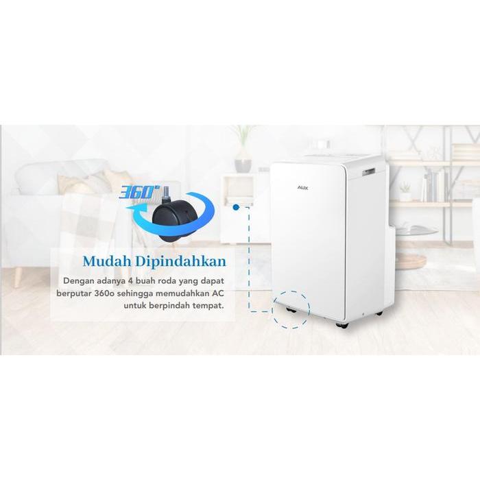 Aux Best-09A4Ma (1030W) Ac Portable 1Pk Standard R-410 Putih Terbaik