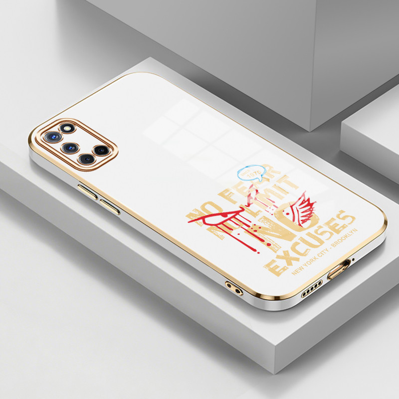 Casing Hp Untuk OPPO A52 A72 A92 A55 Case pola kartun asli modis Casing ponsel berlapis silikon mewa