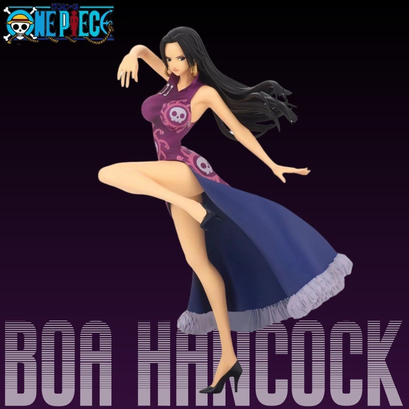 One Piece Anime Boa Hancock Figures Toys GK Snake Princess Action Figure 21CM Sexy Cheongsam Girl