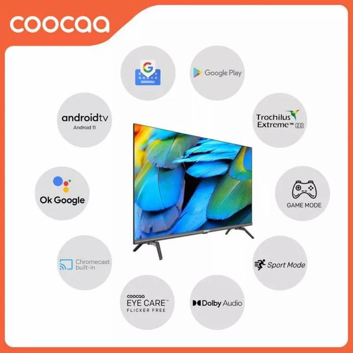 Coocaa LED TV 40S7G android 11 Digital TV 40 inch 5G Wifi HDR 10