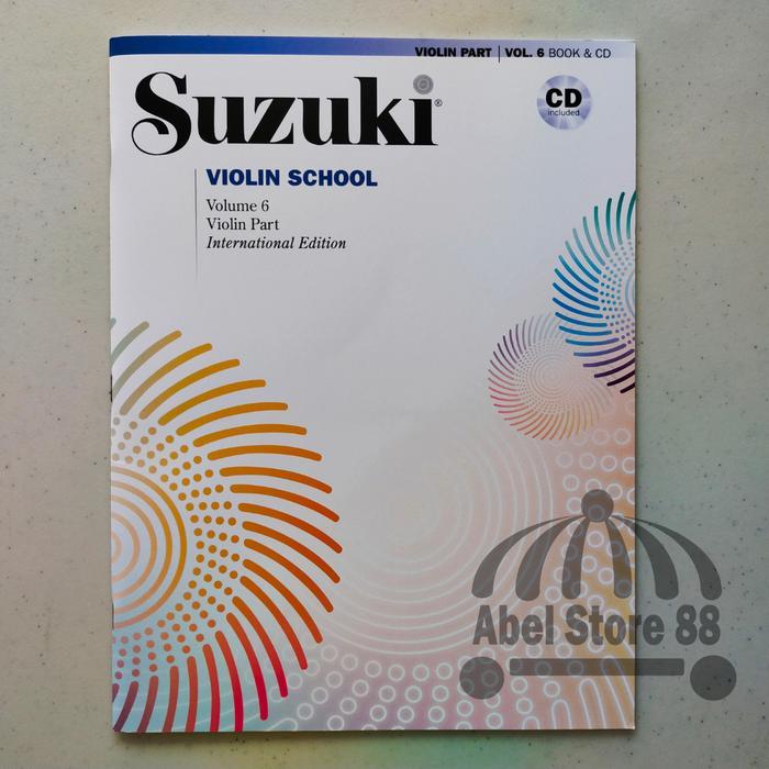 Suzuki Violin School Volume 6 + CD Violin Part - Buku Belajar Biola