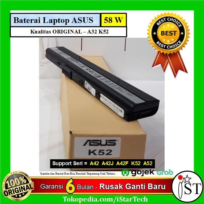 Baterai Laptop Asus K42F K42J K42JC K42JE K42 K52 A32-K52