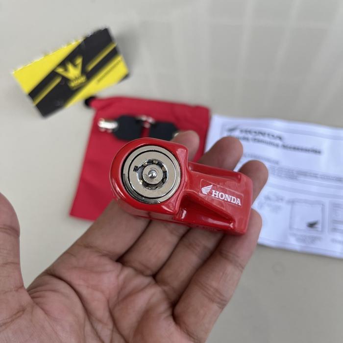 GEMBOK CAKRAM ORIGINAL HONDA AHM / KUNCI GEMBOK CAKRAM MOTOR