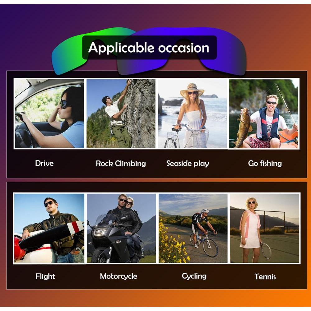 Sunglasses Polarized Replacement Lenses for Oakley Jawbreaker - Varieties