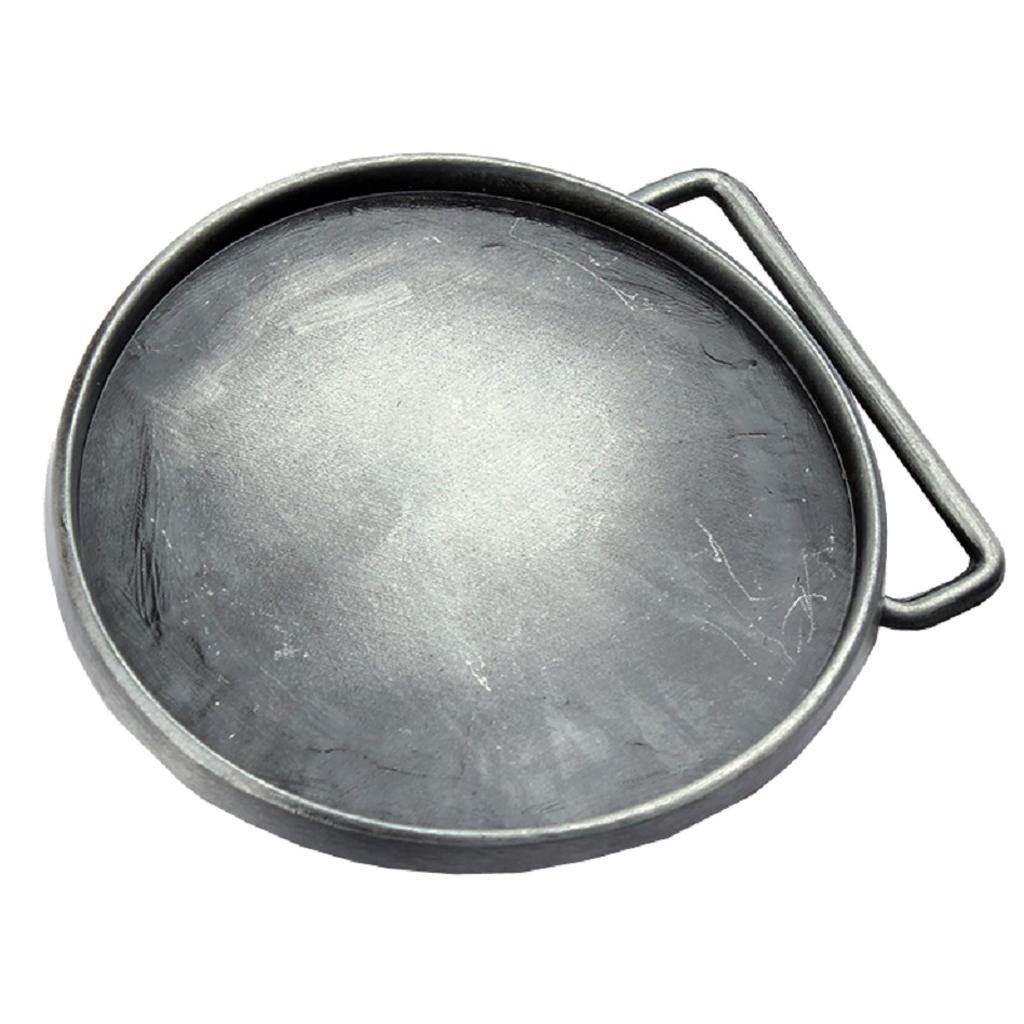 Metal Western Belt Buckle Cowboy Classic Buckle Alloy Round-shape Belt Buckle Replacement for