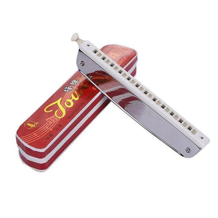 Harmonika Chromatic Harmonica Tower Chromatic 24 Hole 48 Tone Sh-1015