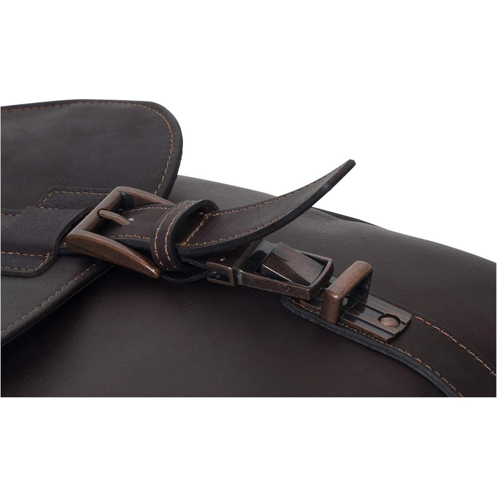 Kenneth Cole REACTION Show Business 16" Colombian Leather Business Laptop Portfolio Messenger Bag