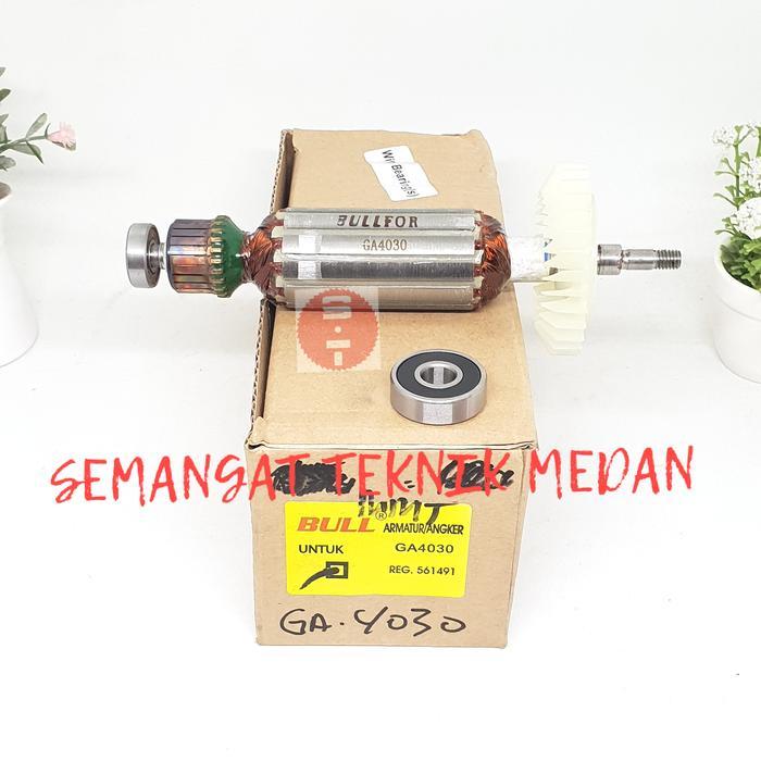 Armature Angker Grenda Tangan Hand Grinder Makita Ga4030 Ga 4030 Bull