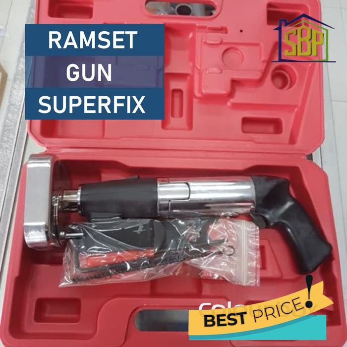 Mesin Alat Tembak Paku Ramset Gun Merk Superfix
