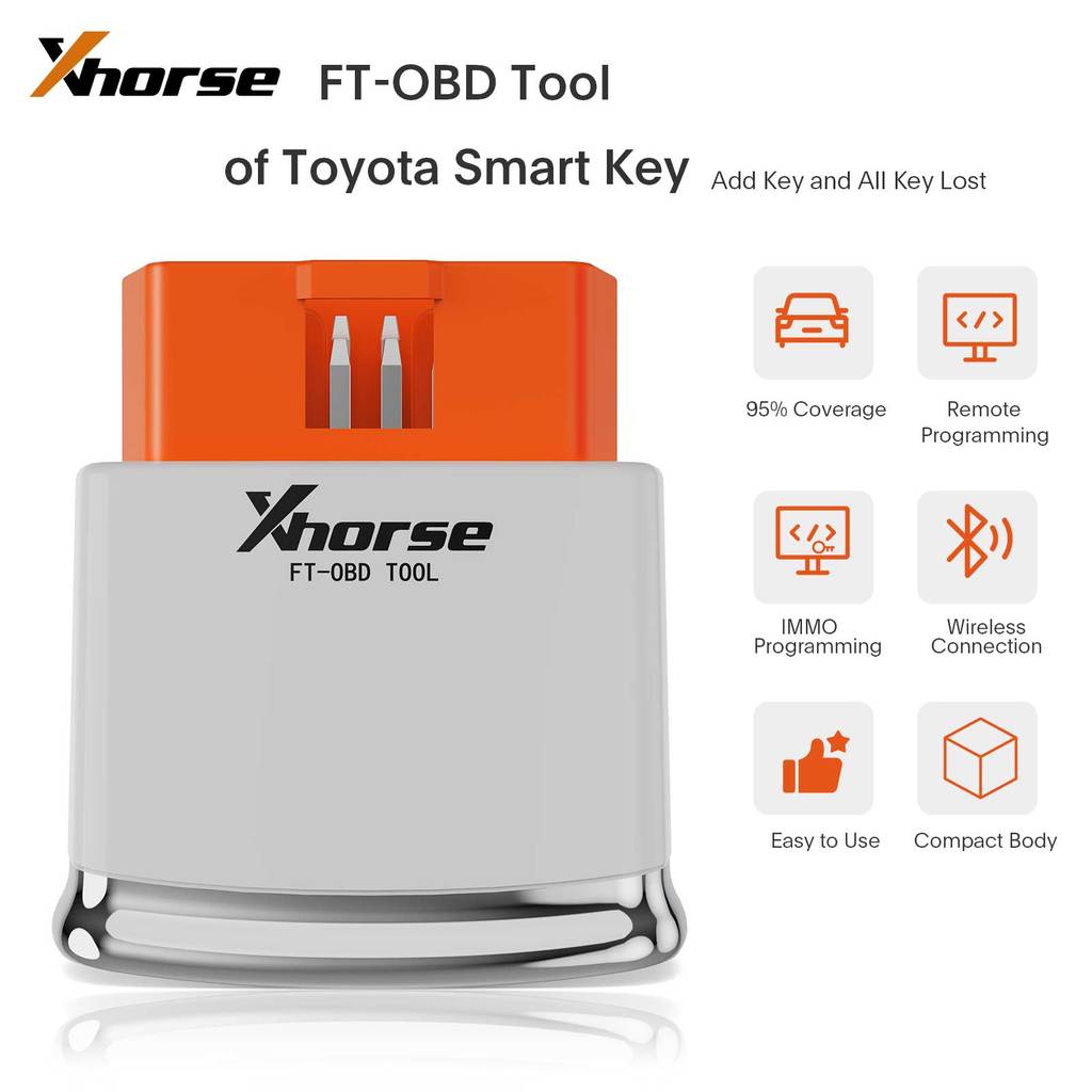 BELI SEKARANG Xhorse FT-OBD Tool XDMOT0GL for Toyota Add Key & All Key Lost OBD Programming MINI-OBD