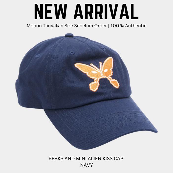 PERKS AND MINI ALIEN KISS CAP NAVY TOPI WANITA ORIGINAL 100 %