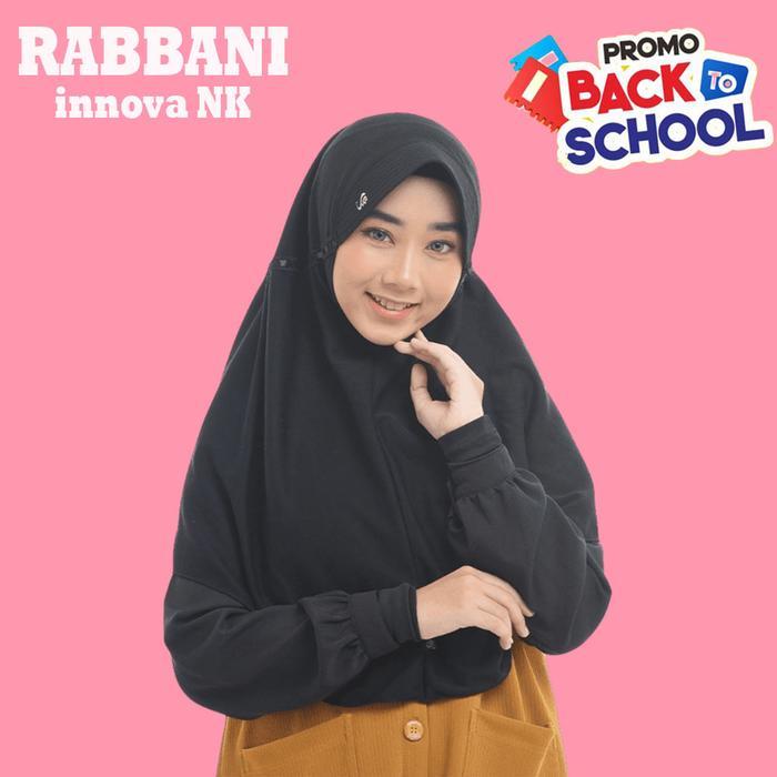 Sedia Rabbani ORI -Kerudung Rabbani Asli Innova NK (Pita Diluar) Kerudung Sekolah Jilbab Instan