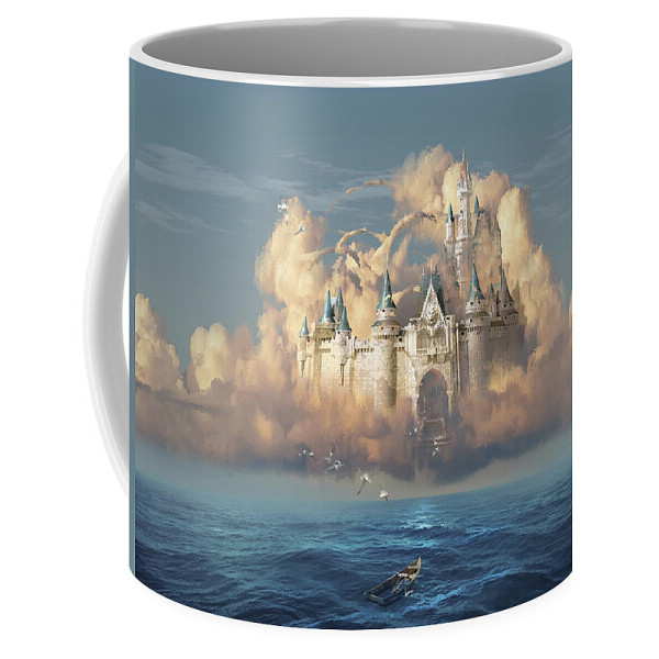 Castle in the Sky Mug Kopi Castle in the Sky Coffee Mug
