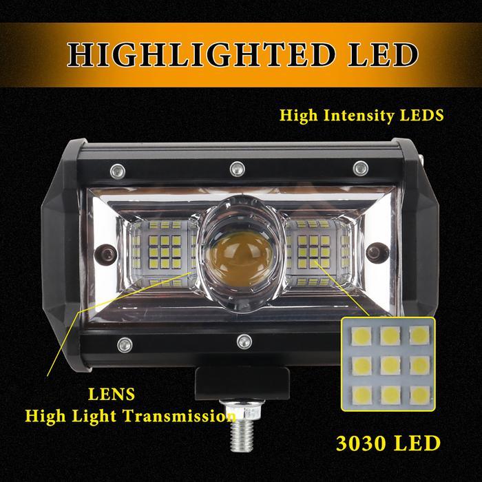 LAMPU MOTOR LED SUPER TERANG PUTIH KUNING,LAMPU DEPAN MOTOR BEBEK MATIC SUPER TERANG LAMPU SOROT