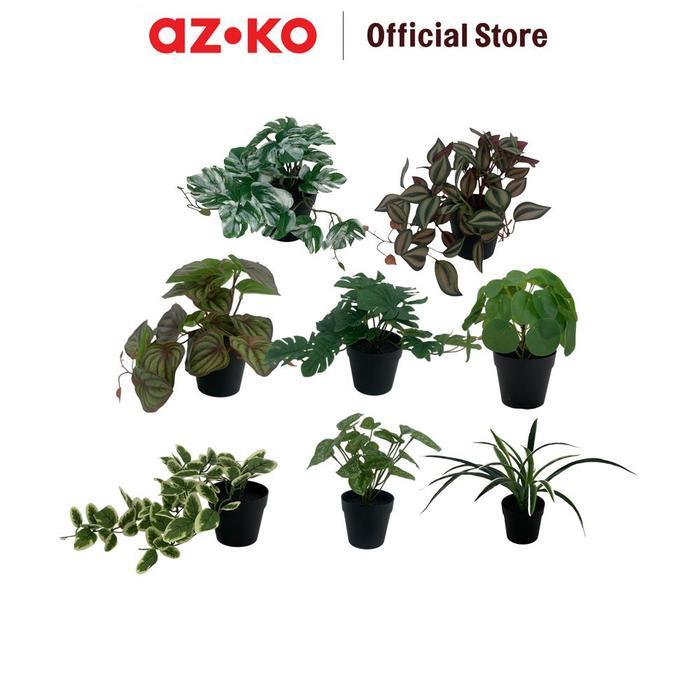 Arthome 20 Cm Tanaman Artifisial Greenary Dengan Pot - Hijau