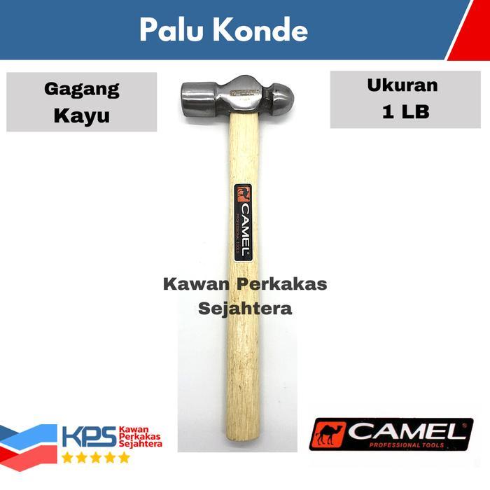 CAMEL Palu Konde Gagang Kayu 1 LB Martil Tukang 1LB (0.5 kg)